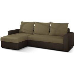 Canapea de colt Eltap Livio Alova 07/Alova 67 (Beige/Brown)