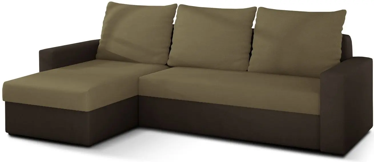 Canapea de colt Eltap Livio Alova 07/Alova 67 (Beige/Brown)