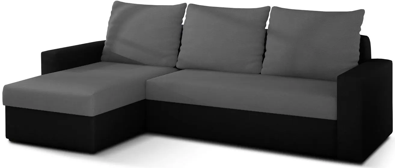 Canapea de colt Eltap Livio Alova 10/Alova 04 (Gray/Black)