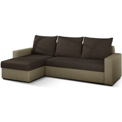 Диван угловой Eltap Livio Alova 67/Alova 07 (Brown/Beige)