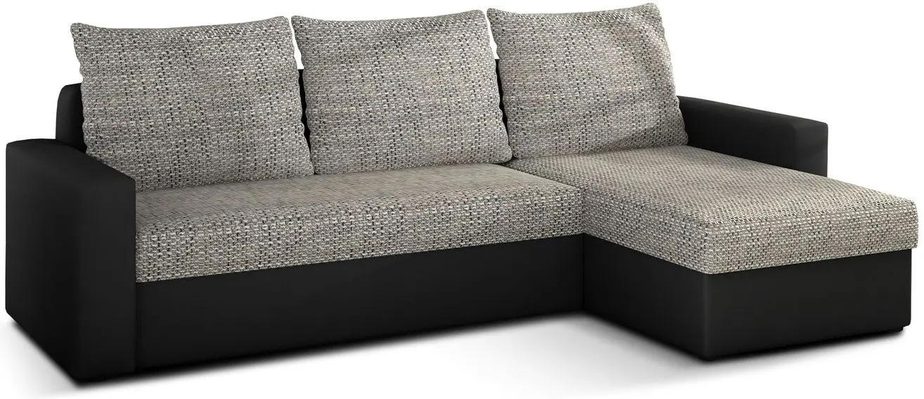 Диван угловой Eltap Livio Berlin 01/Soft 11 (Gray/Black)