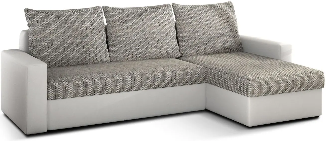 Диван угловой Eltap Livio Berlin 01/Soft 17 (Gray/White)