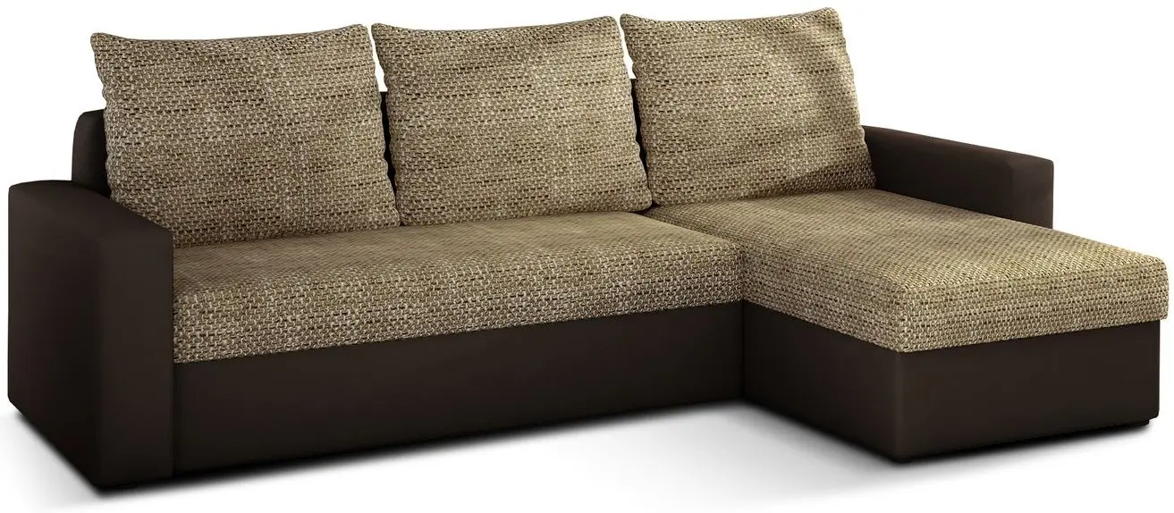 Canapea de colt Eltap Livio Berlin 03/Soft 66 (Beige/Brown)