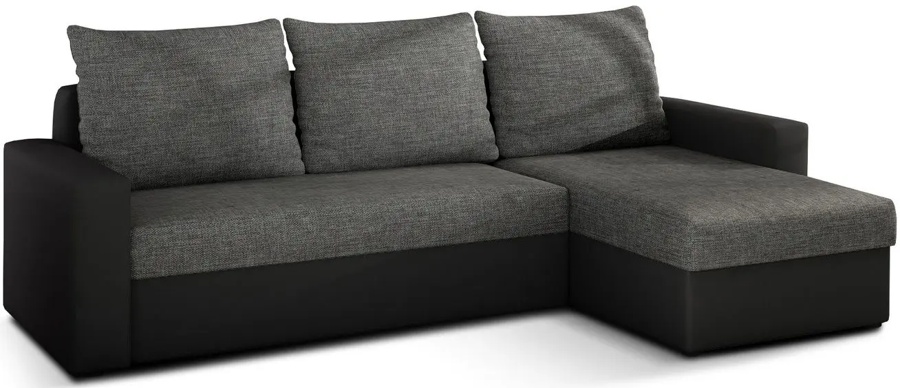 Canapea de colt Eltap Livio Sawana 05/Soft 11 (Gray Dark/Black)