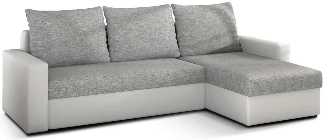 Диван угловой Eltap Livio Sawana 21/Soft 17 (Gray/White)