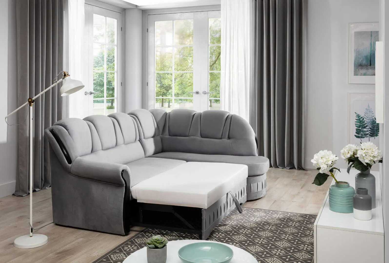 Диван угловой Eltap Lord Monolith 77 Right (Blue)