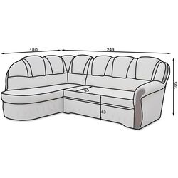 Диван угловой Eltap Lord Monolith 84 Right (Gray Light) Thumb