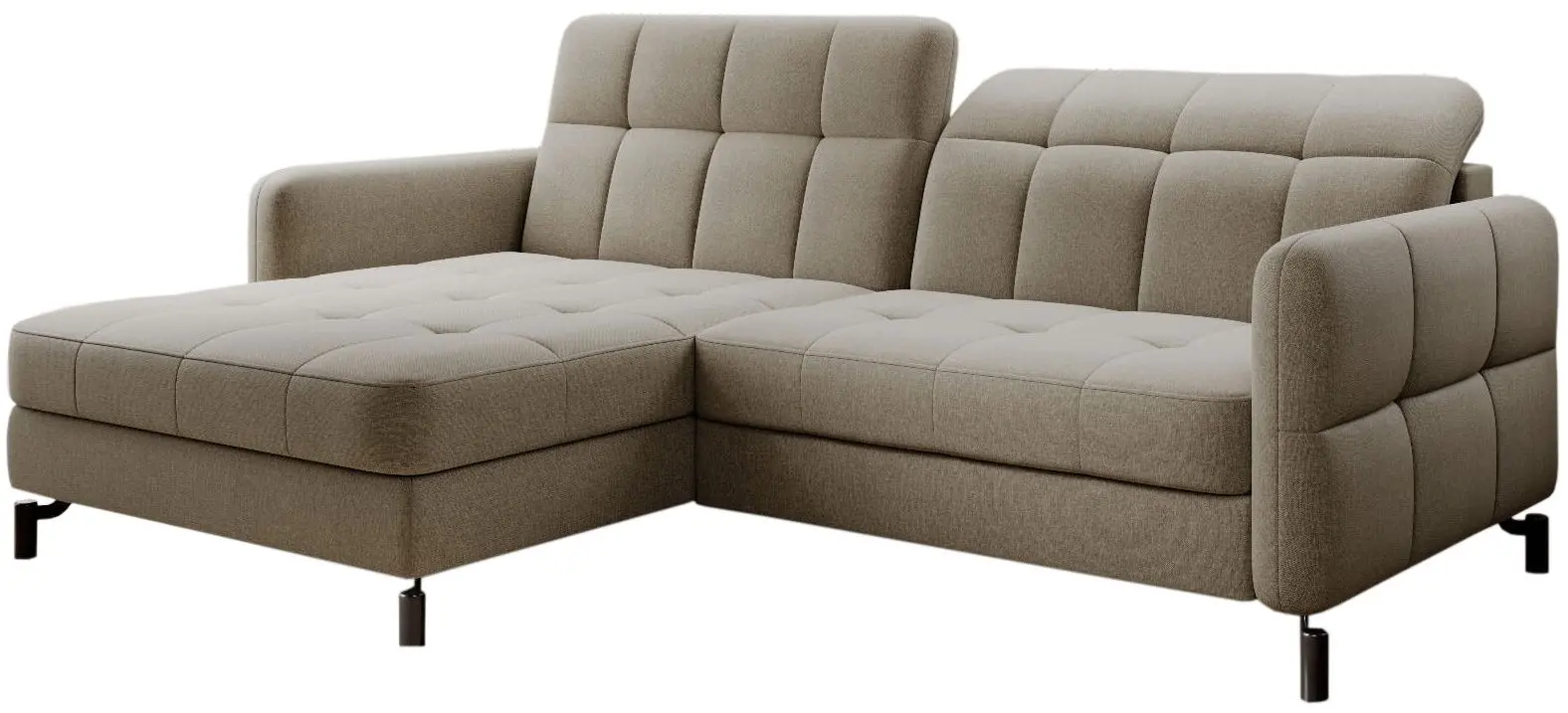 Canapea de colt Eltap Lorelle Inari 23 Left (Beige-Gray)