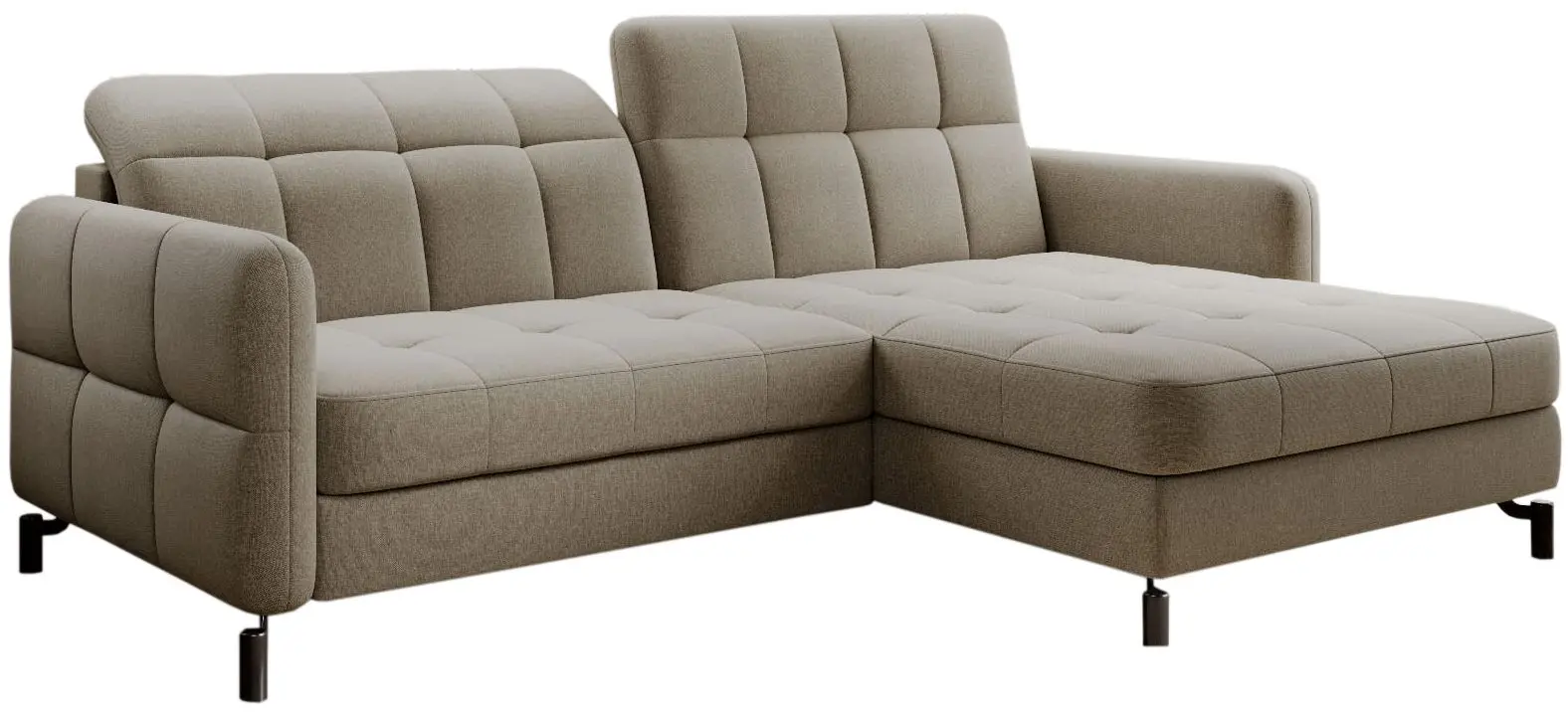 Canapea de colt Eltap Lorelle Inari 23 Right (Beige-Gray)