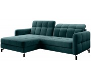 Диван угловой Eltap Lorelle Matt Velvet 75 Left (Turquoise Dark)