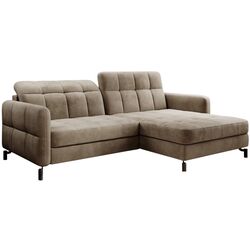 Canapea de colt Eltap Lorelle Monolith 09 Right (Brown Light)