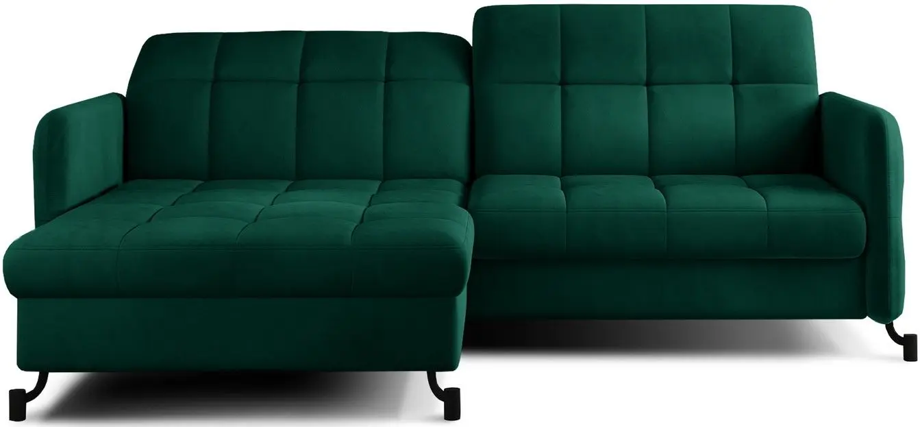 Canapea de colt Eltap Lorelle Monolith 37 Left (Emerald)