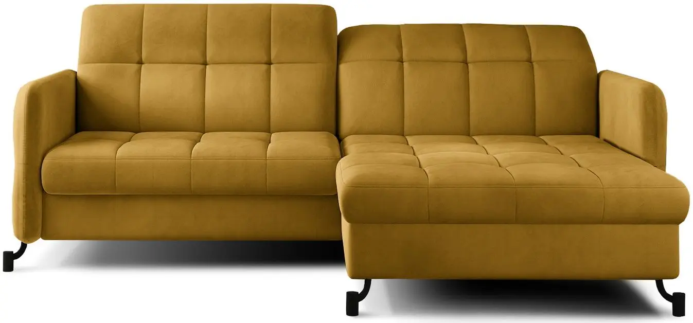 Canapea de colt Eltap Lorelle Monolith 48 Right (Mustard)