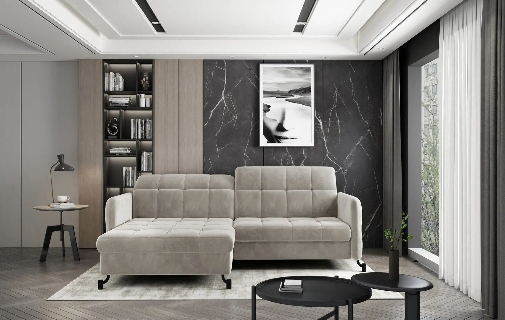 Диван угловой Eltap Lorelle Paros 02 Left (Beige) - 3