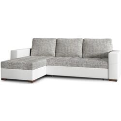 Диван угловой Eltap Newark Berlin 01/Soft 17 (Gray/White)