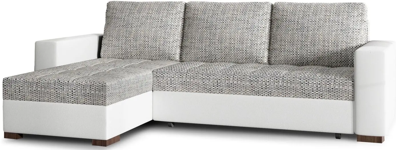 Диван угловой Eltap Newark Berlin 01/Soft 17 (Gray/White)