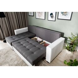 Canapea de colt Eltap Newark Berlin 03/Soft 66 (Beige/Brown) Thumb