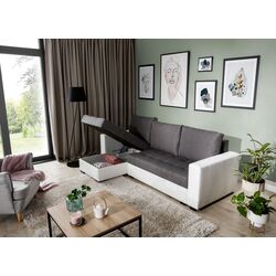 Canapea de colt Eltap Newark Berlin 03/Soft 66 (Beige/Brown) Thumb