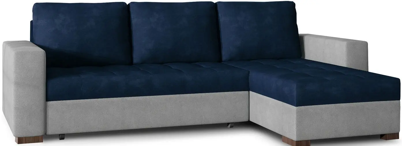 Диван угловой Eltap Newark Kronos 09/Paros 05 (Blue/Gray Light)