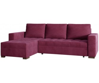 Диван угловой Eltap Newark Matt Velvet 68 (Burgundy)