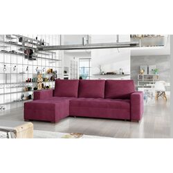 Canapea de colt Eltap Newark Matt Velvet 68 (Burgundy) Thumb
