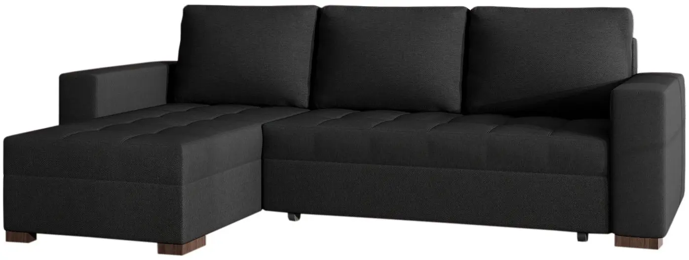 Canapea de colt Eltap Newark Sawana 14 (Black)