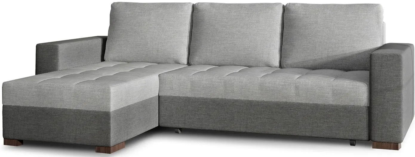 Canapea de colt Eltap Newark Sawana 21/Sawana 05 (Gray/Gray Dark)