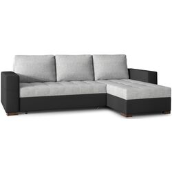 Canapea de colt Eltap Newark Sawana 21/Soft 11 (Gray/Black)