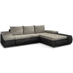 Canapea de colt Eltap Ontario Berlin 01/Soft 11 Right (Gray/Black)