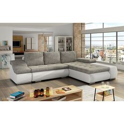 Диван угловой Eltap Ontario Berlin 01/Soft 17 Left (Gray/White) Thumb