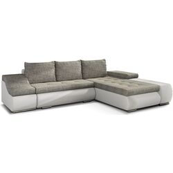 Диван угловой Eltap Ontario Berlin 01/Soft 17 Right (Gray/White)