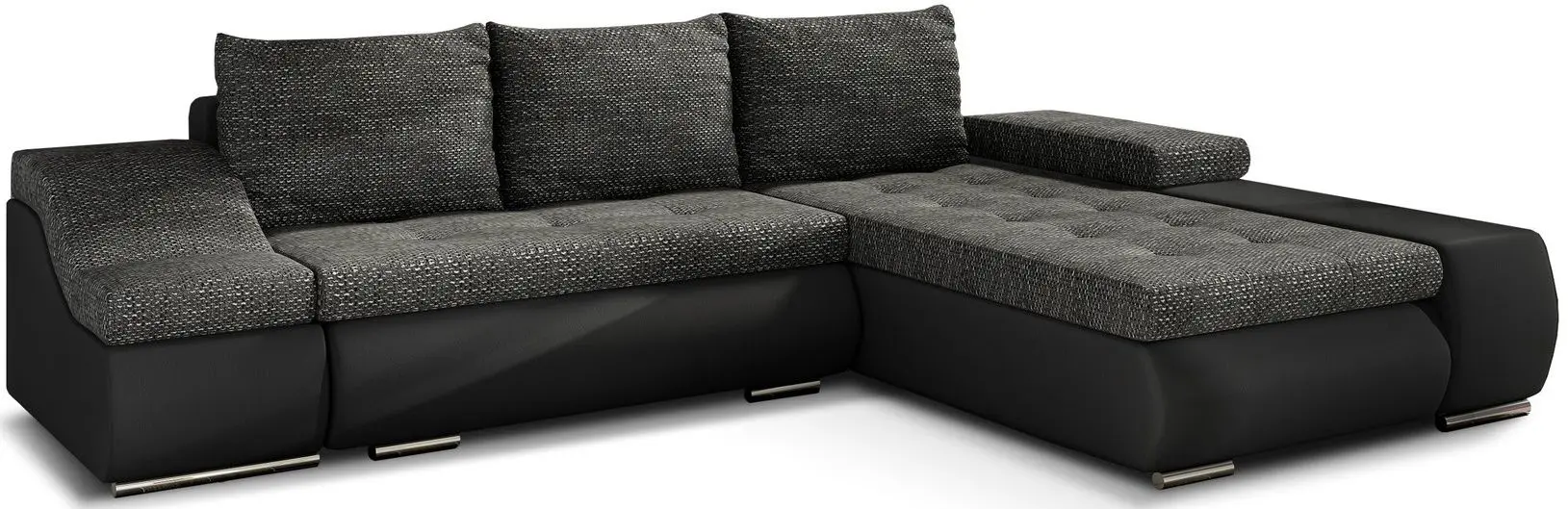 Canapea de colt Eltap Ontario Berlin 02/Soft 11 Right (Black)