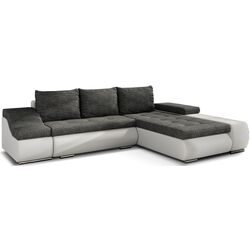 Диван угловой Eltap Ontario Berlin 02/Soft 17 Right (Black/White)