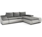 Диван угловой Eltap Ontario Sawana 21/Soft 17 Right (Gray/White)