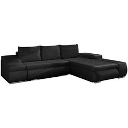 Canapea de colt Eltap Ontario Soft 11 Right (Black)