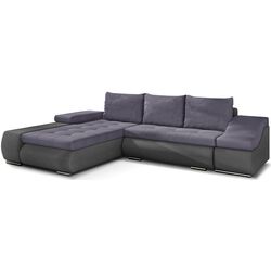 Canapea de colt Eltap Ontario Soro 65/Soro 93 Left (Purple/Gray)