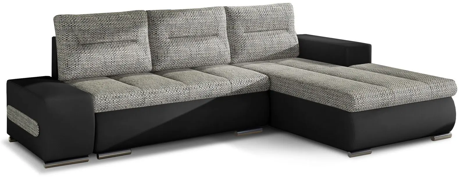 Canapea de colt Eltap Ottavio Berlin 01/Soft 11 Right (Gray/Black)