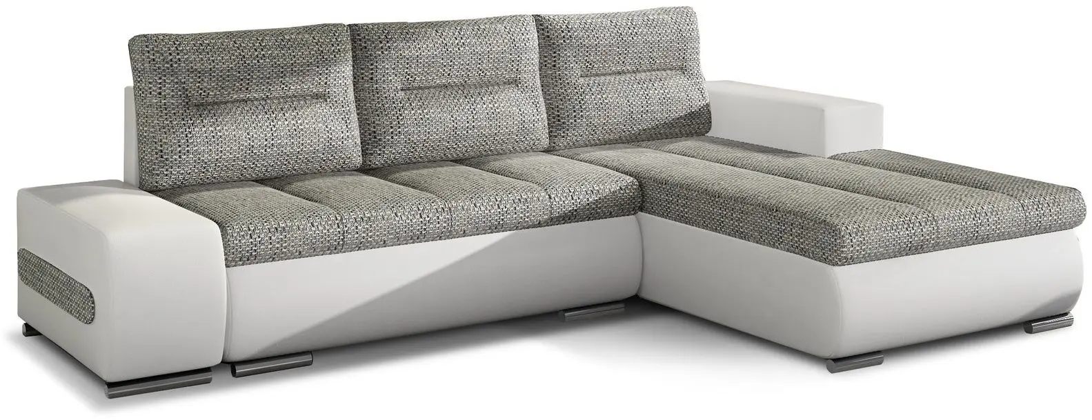 Диван угловой Eltap Ottavio Berlin 01/Soft 17 Right (Gray/White)