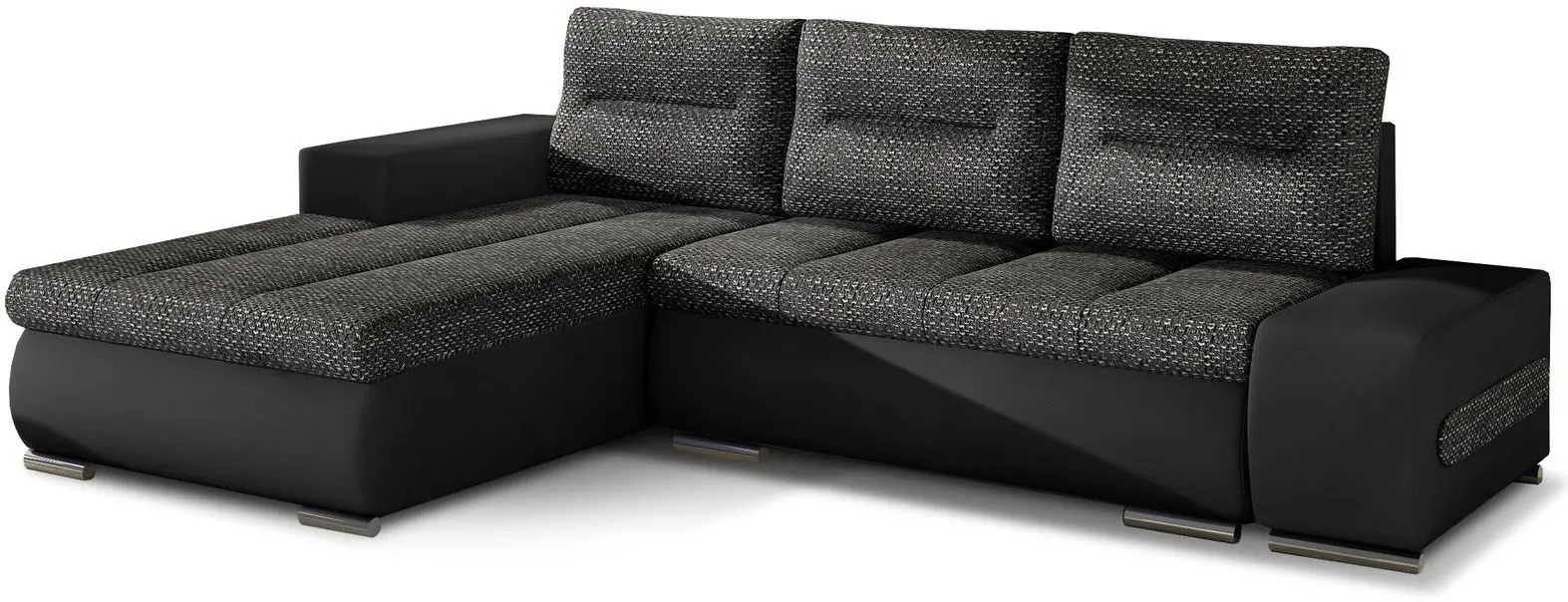 Canapea de colt Eltap Ottavio Berlin 02/Soft 11 Left (Black)