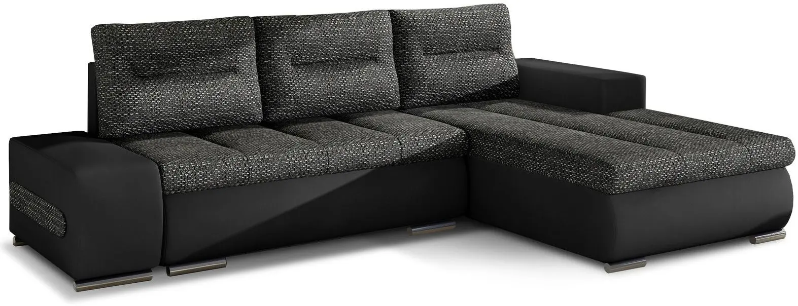 Диван угловой Eltap Ottavio Berlin 02/Soft 11 Right (Black)