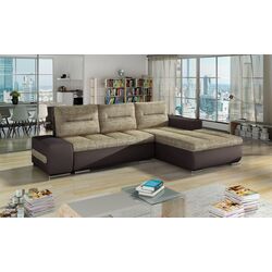 Canapea de colt Eltap Ottavio Berlin 03/Soft 66 Left (Beige/Brown Dark) Thumb