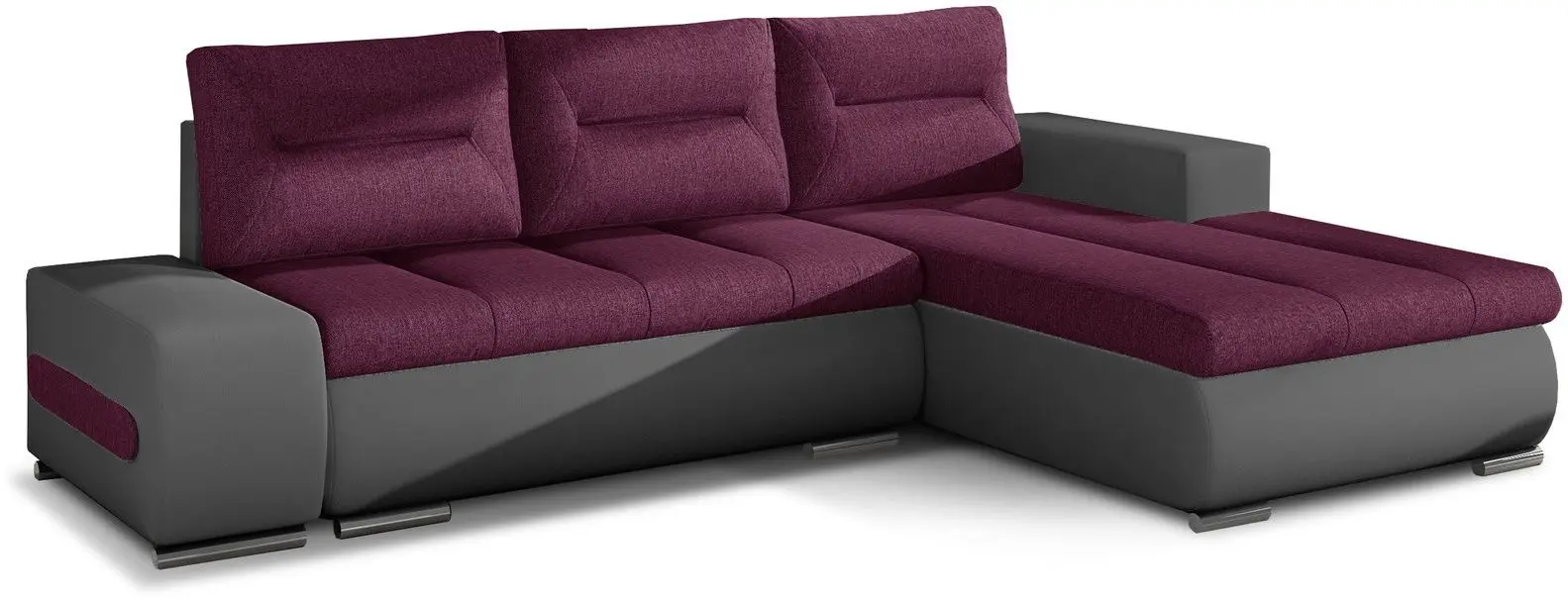 Canapea de colt Eltap Ottavio Lars 68/Soft 29 Right (Purple/Gray Dark)