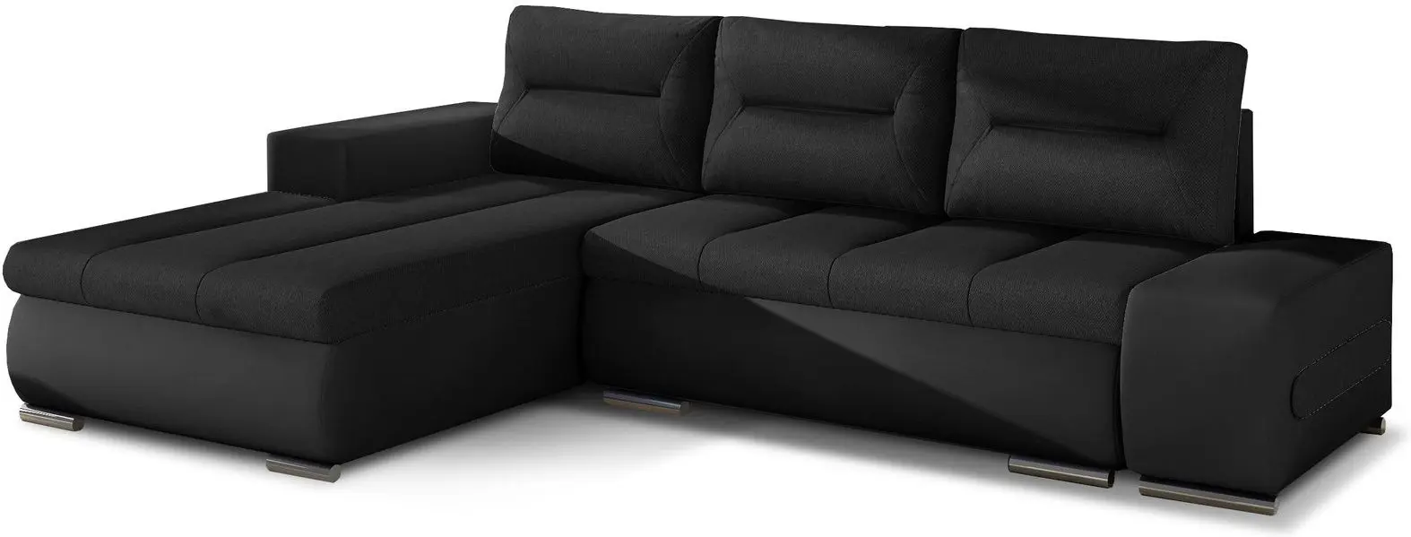 Диван угловой Eltap Ottavio Sawana 14/Soft 11 Left (Black)