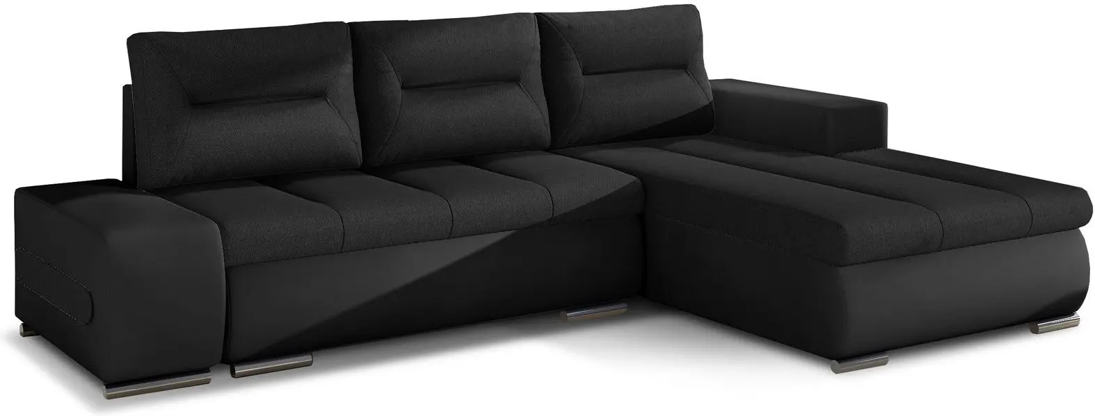 Диван угловой Eltap Ottavio Sawana 14/Soft 11 Right (Black)