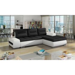 Canapea de colt Eltap Ottavio Sawana 14/Soft 17 Left (Black/White) Thumb