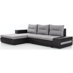 Canapea de colt Eltap Ottavio Sawana 21/Soft 11 Left (Gray/Black)