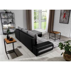 Canapea de colt Eltap Ottavio Sawana 21/Soft 11 Left (Gray/Black) Thumb