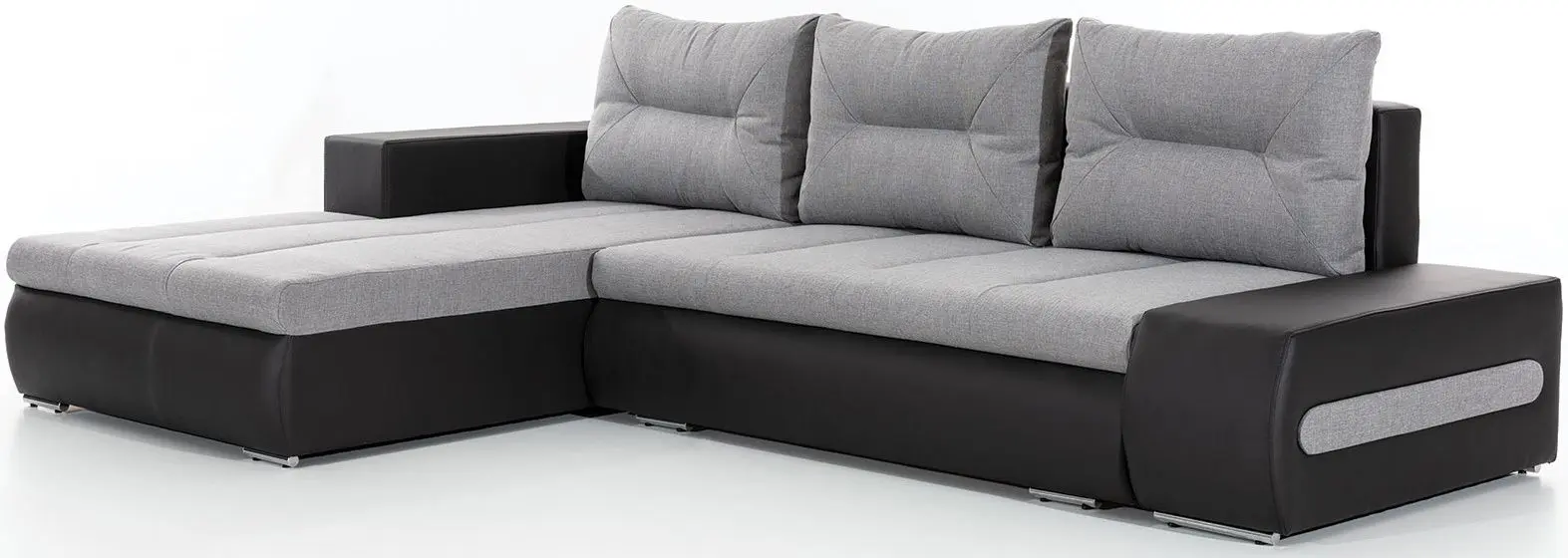 Canapea de colt Eltap Ottavio Sawana 21/Soft 11 Left (Gray/Black)