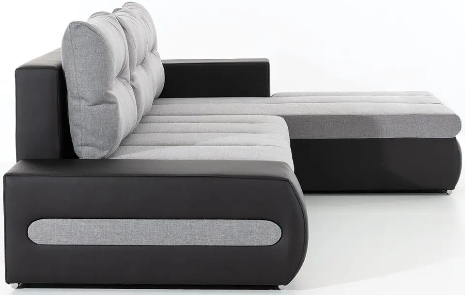 Canapea de colt Eltap Ottavio Sawana 21/Soft 11 Right (Gray/Black) - 8