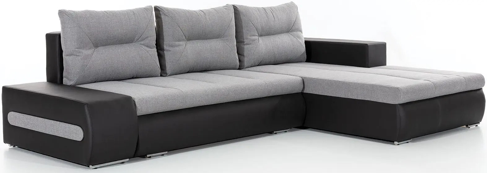 Canapea de colt Eltap Ottavio Sawana 21/Soft 11 Right (Gray/Black)